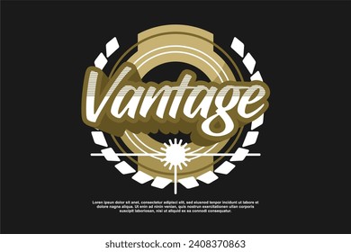 streetwear vector design asset element suitable for tshirt printing