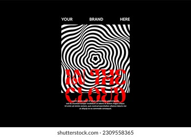 streetwear vector element design for modern fashion suitable for printing