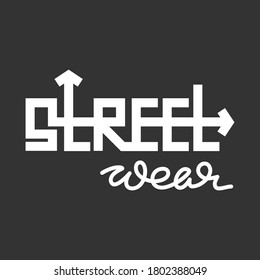 Streetwear. Vector Logo For Shop