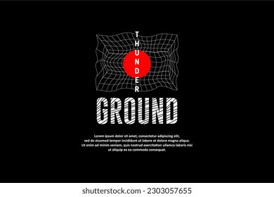 streetwear vector template suitable for printing