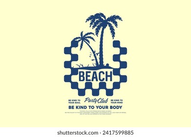 Streetwear vintage checkerboard design aesthetic typography quotes graphic tee vector templates