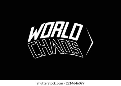 Streetwear world chaos Graphic Design ideas customize design templates