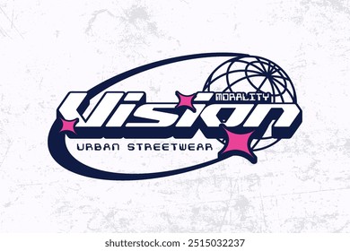 streetwear y2k logo ideas typography quotes t-shirt design templates