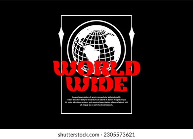 streetwear y2k template design element for printing