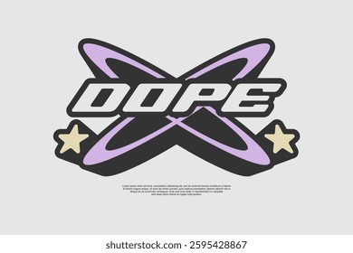 streetwear y2k template vector for fashion