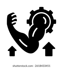 Strenght Icon Element For Design