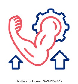 Strenght Icon Element For Design
