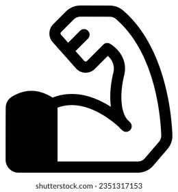 strenght icon vector illustration asset element