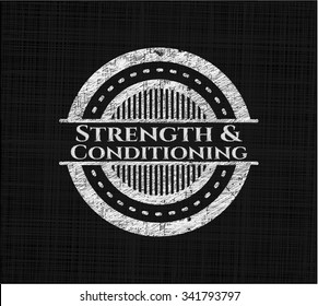 Strength and Conditioning chalk emblem