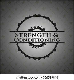 Strength and Conditioning dark emblem