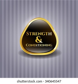 Strength and Conditioning golden emblem