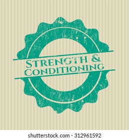 Strength and Conditioning grunge seal