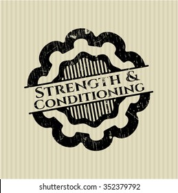 Strength and Conditioning grunge stamp