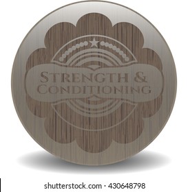 Strength and Conditioning wood signboards