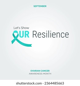 Strength in Every Detail. Vector Background Ovarian Health