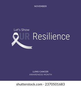 Strength in Every Detail. Vector Background Lung Health