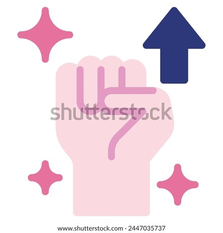 Strength Icon Illustration for web, app, infographic, etc