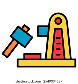 Strength icon and Power symbol