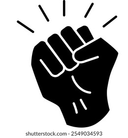 Strength icon and Power symbol
