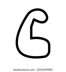 Strength Icon Vector Symbol Design Illustration