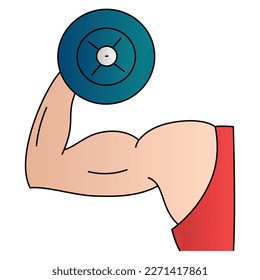 Elemento de diseño de ilustración de fuerza para sitio web, aplicaciones, icono, componente, impresión, documento, diseño de afiches.