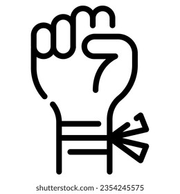 Strength in Pink Icon can be used for web, app, infographic, etc