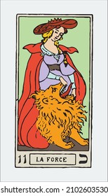 strength -  set of cards used in tarot games and in fortune-telling