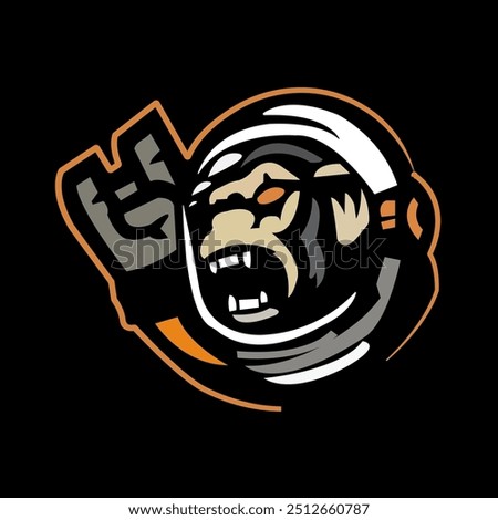 strength, template, beast, dangerous, tattoo, emblem, sign, funny, team, powerful, strong, portrait, nature, jungle, africa, symbol, wild, animal, background, face, angry, gorilla, wildlife, zoo, blac
