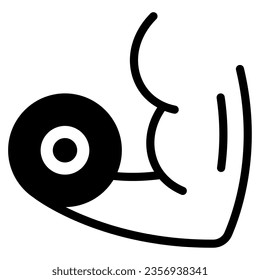 Strength Training Icon Illustration can be used for web app, infographic, etc