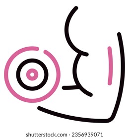 Strength Training Icon Illustration can be used for web app, infographic, etc