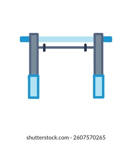 Strength Training Pull-Up Bar Icon for Fitness. Design of Fitness and Gym Icons.