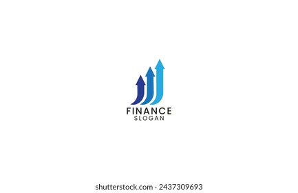 Strength, trust, growth: dynamic finance logo with sleek design and vibrant colors.