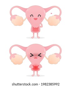 Strength Uterus Uterine Problems Miometrium Cartoon Stock Vector ...