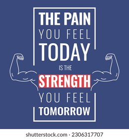 THE STRENGTH vector illustration graphic