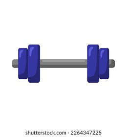 strength weight dumbbell cartoon. strength weight dumbbell sign. isolated symbol vector illustration