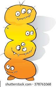 Streptococcus Cartoon