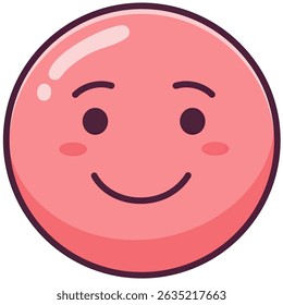 Stress Ball with Calming Face for Emotional Relief White Background Anxiety Management