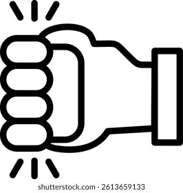Stress Ball Line Vector Icon Design