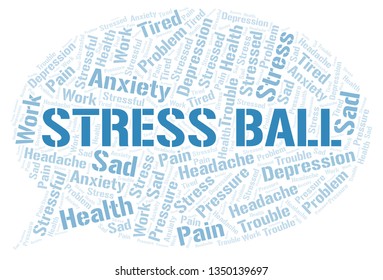 Stress Ball word cloud.