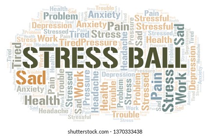 Stress Ball word cloud.