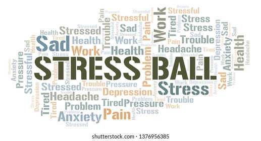 Stress Ball word cloud.
