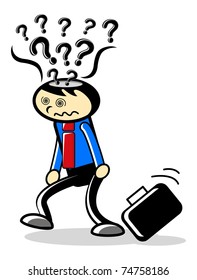 stress businessman