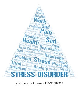 Stress Disorder word cloud.