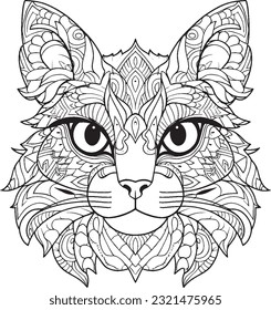 Stress free mandala coloring pages 