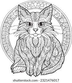Stress free mandala coloring pages 