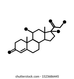 Stress Hormone, Cortisol Chemical Formula