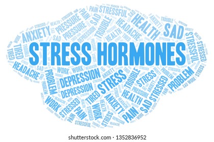 Stress Hormones word cloud.