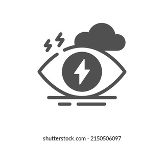Stress icon. Anxiety depression sign. Mental health symbol. Classic flat style. Quality design element. Simple stress icon. Vector