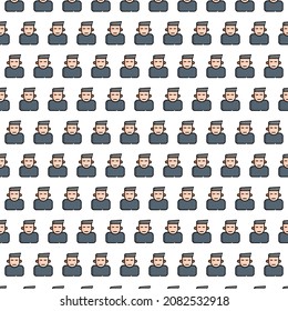 fondo de patrón colorido del icono de estrés