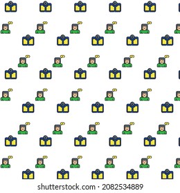 stress icon colorful pattern background